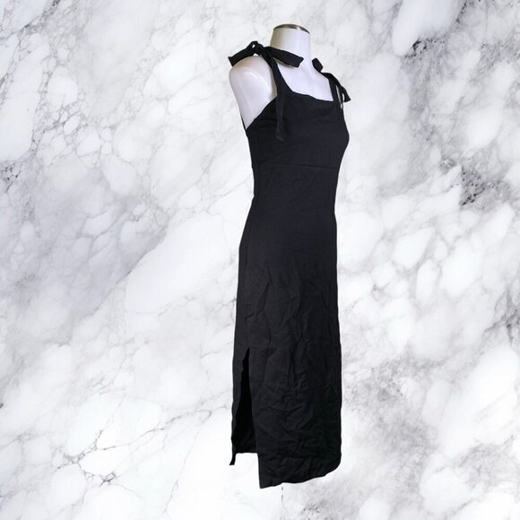 Privacy Please Athens Midi Dress - Black - Picture 3 of 7